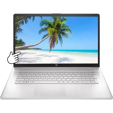 Ноутбук HP 17-cp3035cl 17,3″ Ryzen5 12ГБ/1ТБ, серебристый