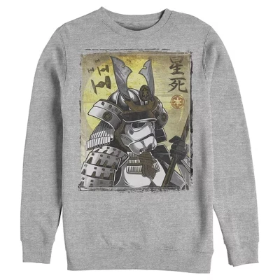Мужской свитшот STAR WARS Samurai Stormtrooper, серый меланж
