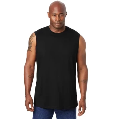 Мужская майка KingSize Shrink-Less Lightweight, черная