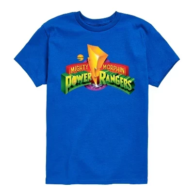 Футболка для мальчиков Power Rangers Retro Logo, синяя