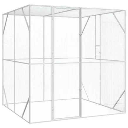 Клетка для птиц vidaXL 209×202×214 см, антрацит
