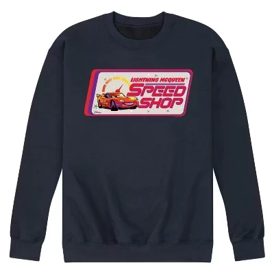 Мужская флисовая толстовка на молнии McQueen Speed Shop с графическим принтом