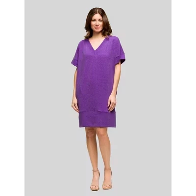 Женское платье 24seven Comfort Apparel, фиолетовое