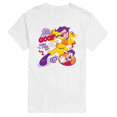 Мужская футболка Max Goof Gonna Stand Out с коротким рукавом и графическим принтом, белая