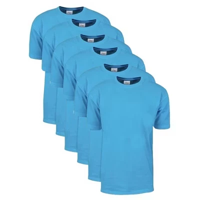 Мужские футболки Shaka Wear Max, 6 шт., бирюзовые