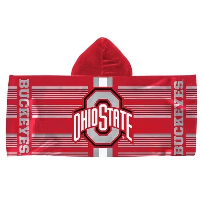 Молодежное полотенце с капюшоном NCAA Blockade от штата Огайо buckeyes