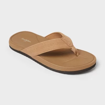 Мужские сандалии-стринги Ian Comfort Flip Flop - ™ коричневого цвета