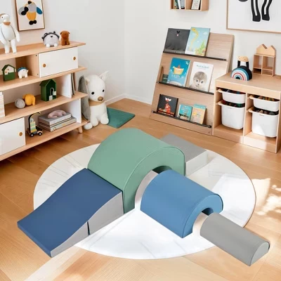 Детский мягкий игровой набор ModernLuxe, 5 частей, синий