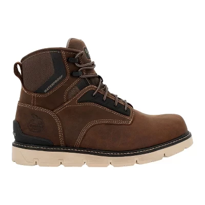Мужские ботинки Georgia Boot Carbon Flex Wedge 6″, коричневые