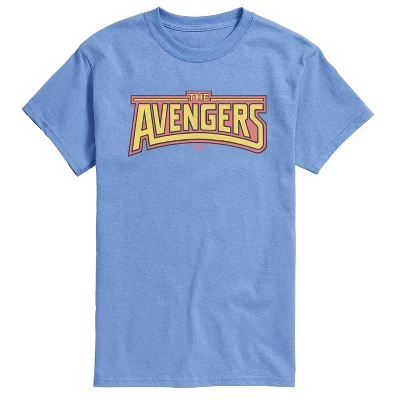 Мужская футболка с коротким рукавом и графическим принтом в тон с логотипом Avengers
