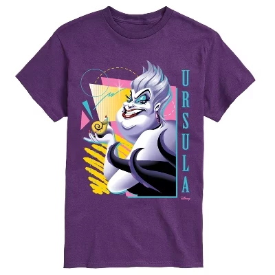 Мужская футболка Disney Ursula 80s, фиолетовая