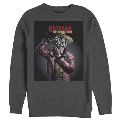 Мужской свитшот DC Comics Batman Joker, серый меланж