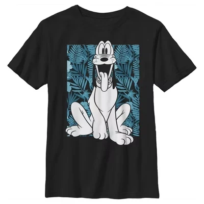 Футболка для мальчиков Disney Pluto Smiles, черная