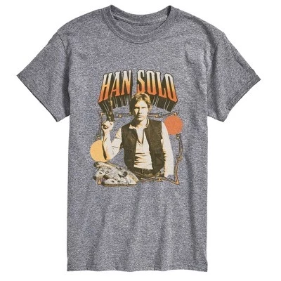 Мужская футболка Star Wars Han Solo Western, меланжевая