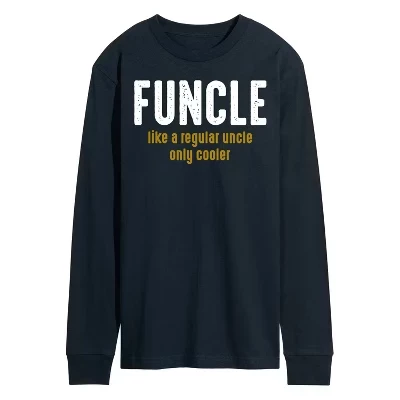 Мужская футболка с длинным рукавом и графическим рисунком Funcle Definition