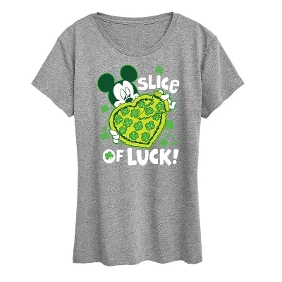 Женская футболка с коротким рукавом Slice Of Luck с рисунком 