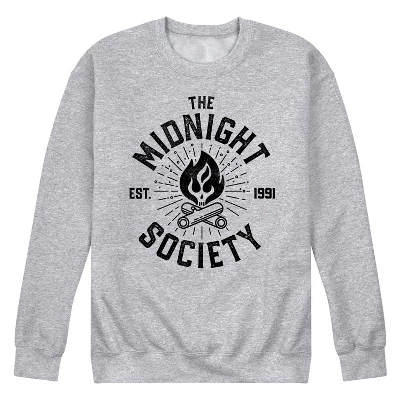 Мужская - Вы Боитесь Темноты? - В 1991 Году Компания Midnight Society Выпустила Флисовую Толстовку athletic heather с Графическим Принтом.