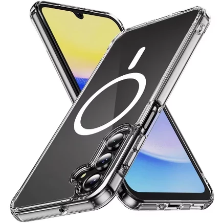 Прозрачный чехол для телефона Samsung Galaxy A16 5G - Совместим с креплениями / кошельками MagSafe
