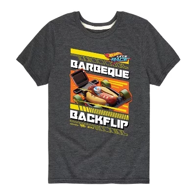Детская футболка Hot Wheels BBQ Backflip, графитовая
