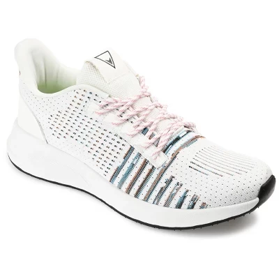 Спортивные кроссовки Vance Mens Brewer Knit Athletisure белого цвета