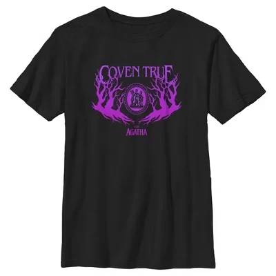 Футболка для мальчика : Agatha All Along Coven True, черная