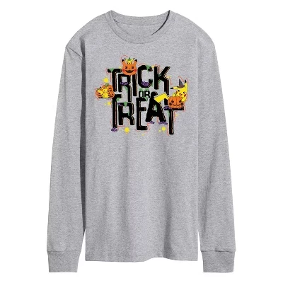 Мужская футболка Athletic heather с длинным рукавом и рисунком 