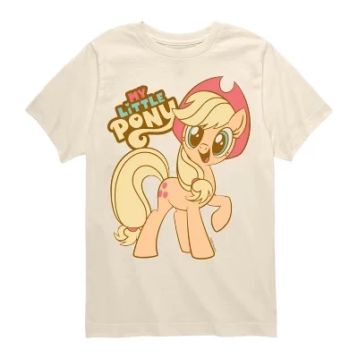 Футболка для мальчиков My Little Pony Эпплджек, кремовая