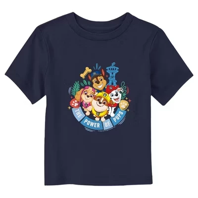 Футболка Toddler's The Power of Pups Icons синего цвета