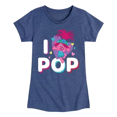 Приталенная футболка с коротким рукавом и рисунком I Love Pop Poppy