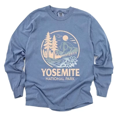 Женский лонгслив Simply Sage Market Yosemite, синий