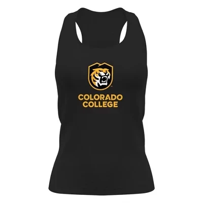 Женская спортивная майка Colorado College с основным логотипом черного цвета
