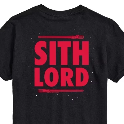 Мужская футболка Star Wars Sith Lord, черная