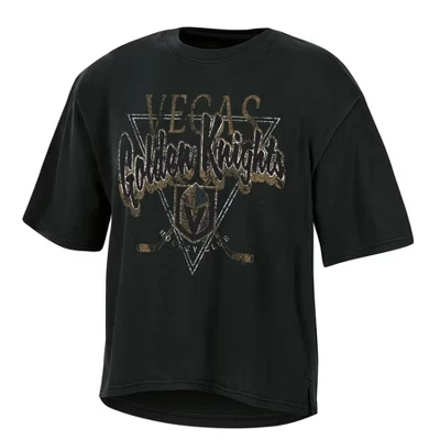 Женская модная футболка Vegas Golden Knights с коротким рукавом, разноцветная