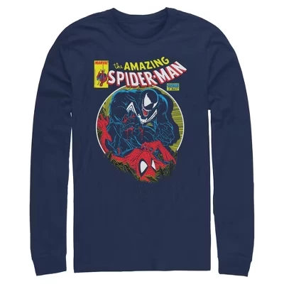 Мужской лонгслив Spider-Man Venom vs Spidey, синий