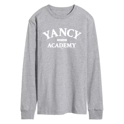 Мужская футболка с длинным рукавом Yancy Academy с графическим рисунком athletic heather