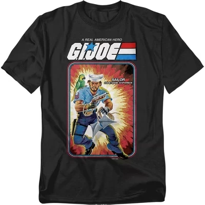 Мужская футболка G.I. JOE Shipwreck Card, черная