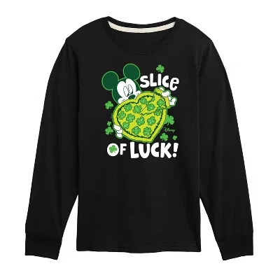 Футболка с длинным рукавом Slice Of Luck с рисунком черного цвета