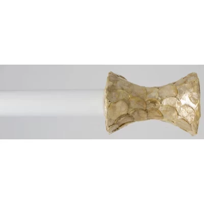 Карниз для штор Capiz Shell Hourglass диаметром 1 дюйм в виде песочных часов