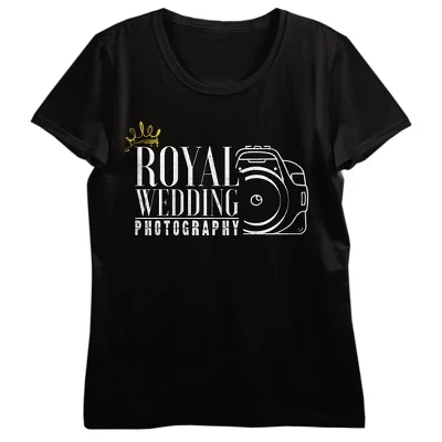 Женская футболка Bioworld Royal Wedding Photography, черная