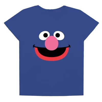 Женская свободная футболка из джерси Grover Face Triblend royal