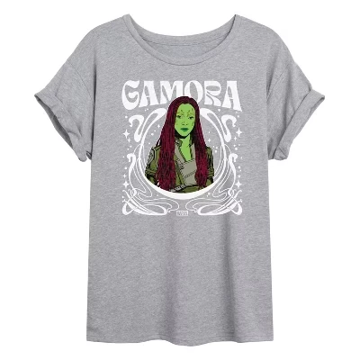 Женская футболка с объемным рисунком Guardians of the Galaxy Gamora в стиле модерн