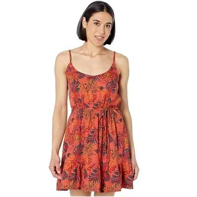 Женское платье Hurley Kris Tank Fit & Flare, оранжевое