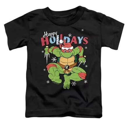 Футболка Happ Holidays для маленьких мальчиков, черная