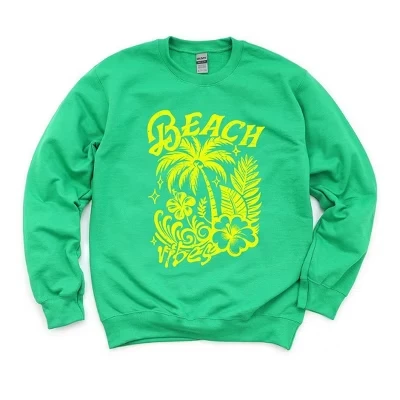 Женский свитшот Simply Sage Market Beach Vibes, травяной
