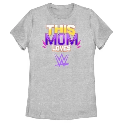 Женская футболка This Mom Loves athletic heather