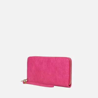 Женский клатч MKF Collection Aurora M Signature, фуксия