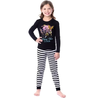 Детский унисекс комплект пижам DC Comics Girl Power, черный