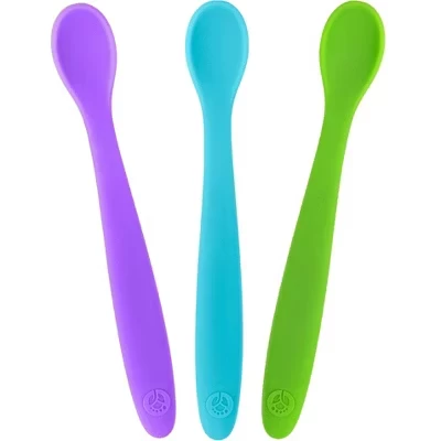 Силиконовые ложки WeeSprout, 3 шт., многоцветные (3)