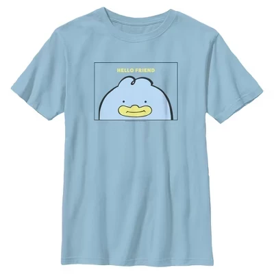 Футболка для мальчиков Hello Friend Duck светло-голубая