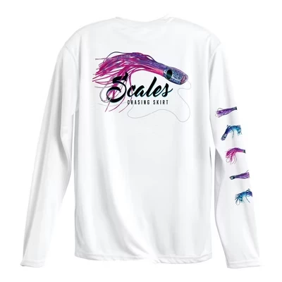 Облегающая юбка с длинным рукавом Performance Shirt серого цвета, белая 2XLarge